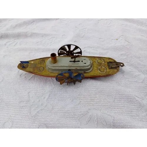 Jouet Ancien Bateau à Roue D.R P.A Germany