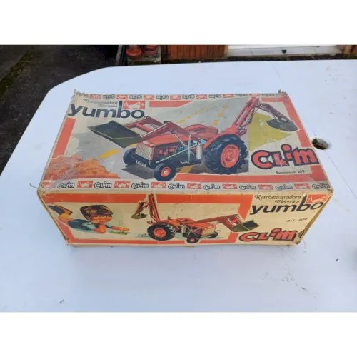 Jouet Ancien Tracteur Yumbo Retro excavado electrica