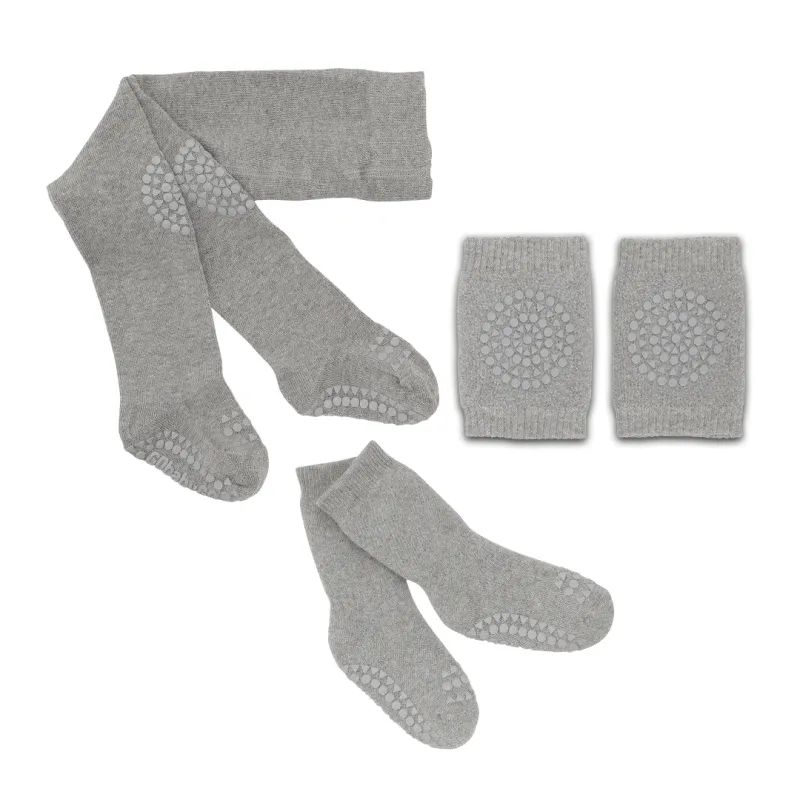 kit de gateo go baby go grey melange 6-12m