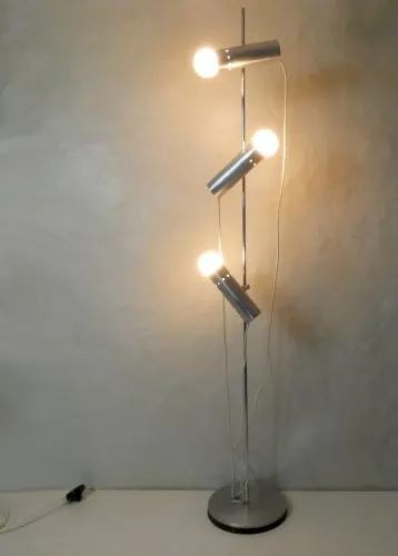 lampe sur pied 3 spots design Alain Richard vintage