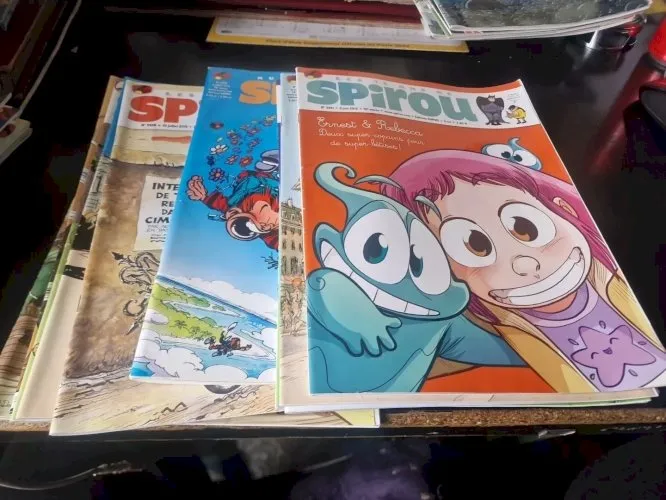lot de 10 Magazines SPIROU N° 3921 a3926 3928 a 3930 Et 3855 -TBE