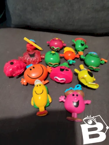 Lot de 13 figurines de la collection monsieur, madame de chez macdonalds