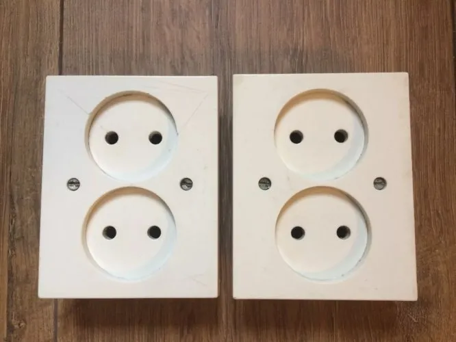 lot de 2 postes de 2 prises jumelees 2P LEGRAND ref 53362 53372 53310 53312