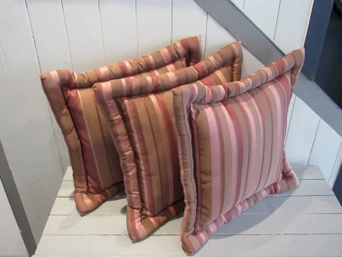 lot de 3 coussins à rayures Léa dAubray