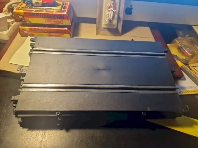 lot de 5 Rails droits pour Circuit Electrique Tornado (polistil? )1/32 Slot