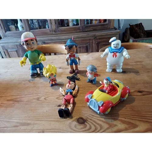 Lot de 7 Jouets Anciens de Collection