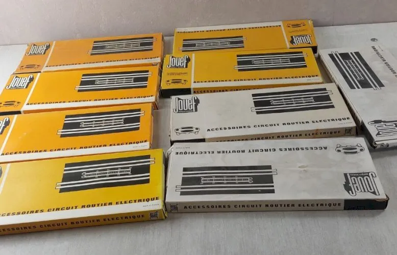 Lot de 9 pistes compte tours, pour circuit électrique voiture, Jouef 3385