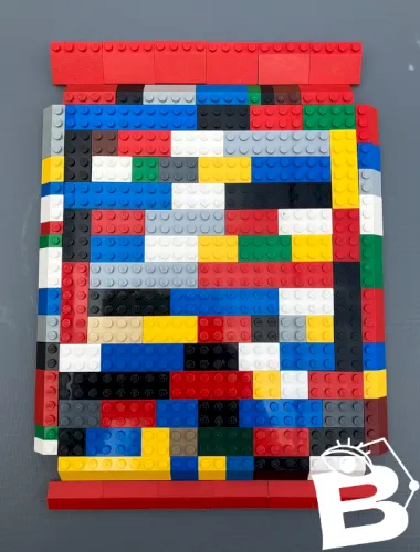 Lot de briques et pentes Lego différentes tailles