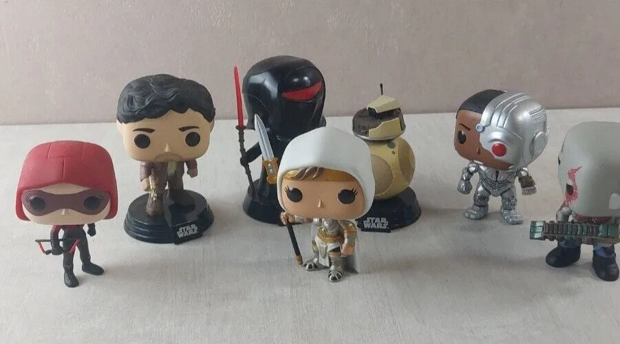Lot de figurines dont Star Wars, Funko Pop
