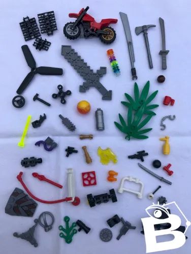 Lot de pièces et accessoires Lego