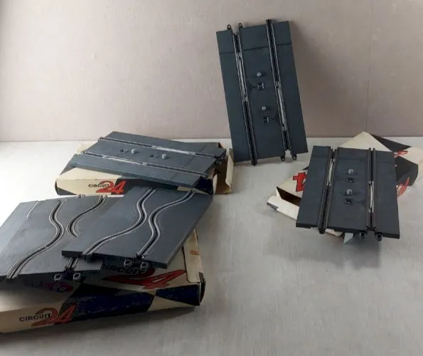 Lot de rails et comptes tours pour circuits de voiture électrique, Circuit 24