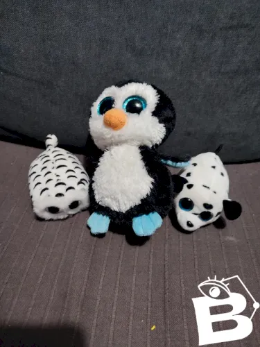 lot de trois peluches TY en tres bon etat