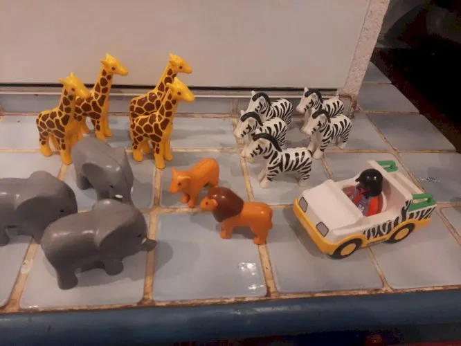 Lot Playmobil 1er Âge Animaux Savane Africaine