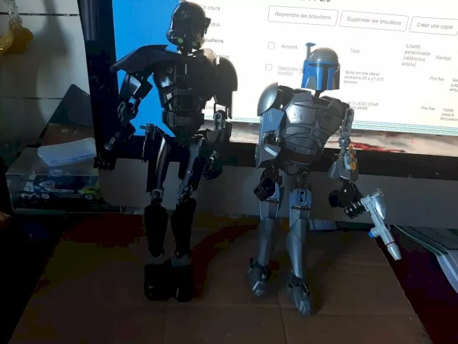 loty de 2 LEGO STAR WAR FIGURINE SOLDAT