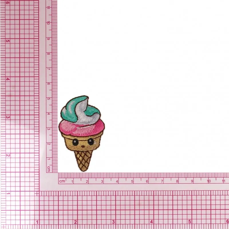 M ecusson fun food - Cornet de glace