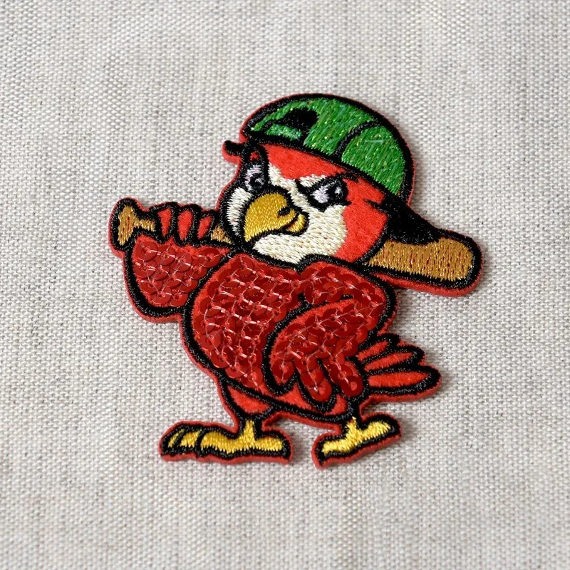 M ecusson oiseaux sequins - Oiseau