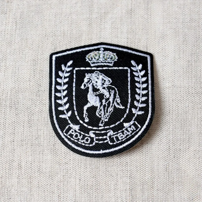 M ecusson polo team - Noir