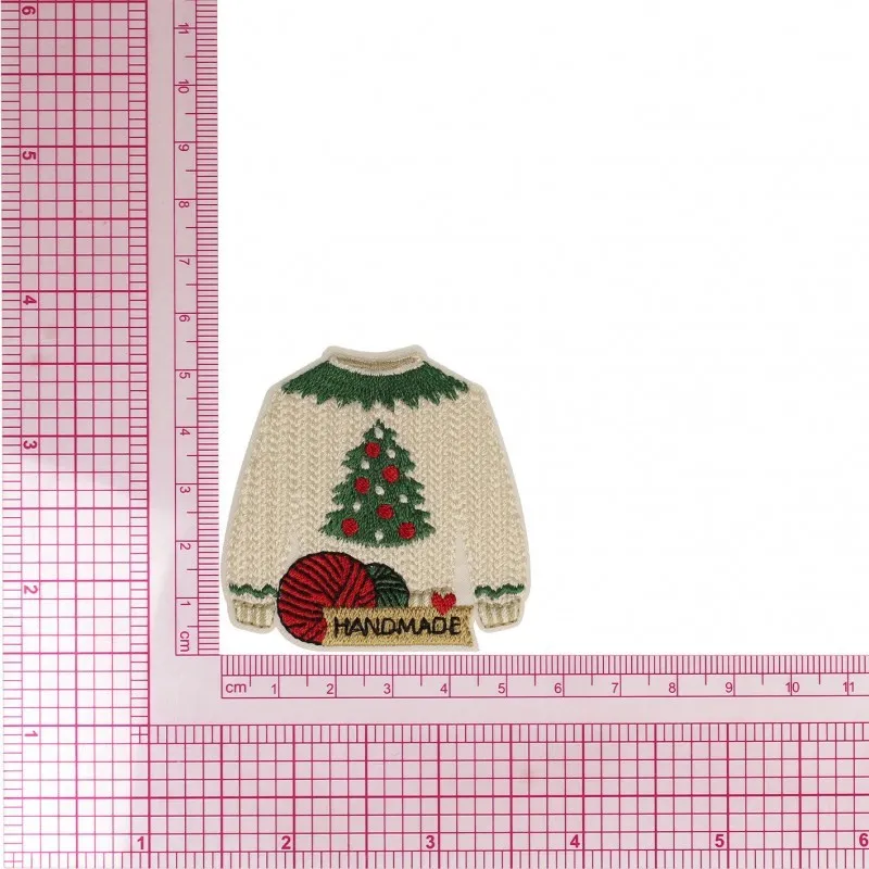 M ecusson pull festif - Sapin de noël