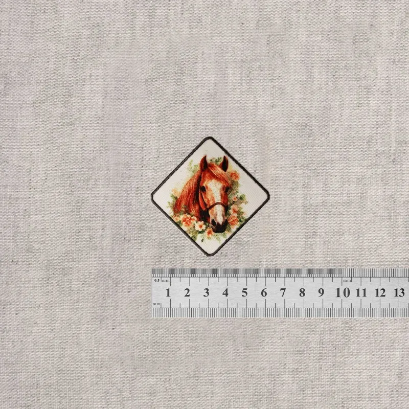 M ecusson tete de cheval - Clair