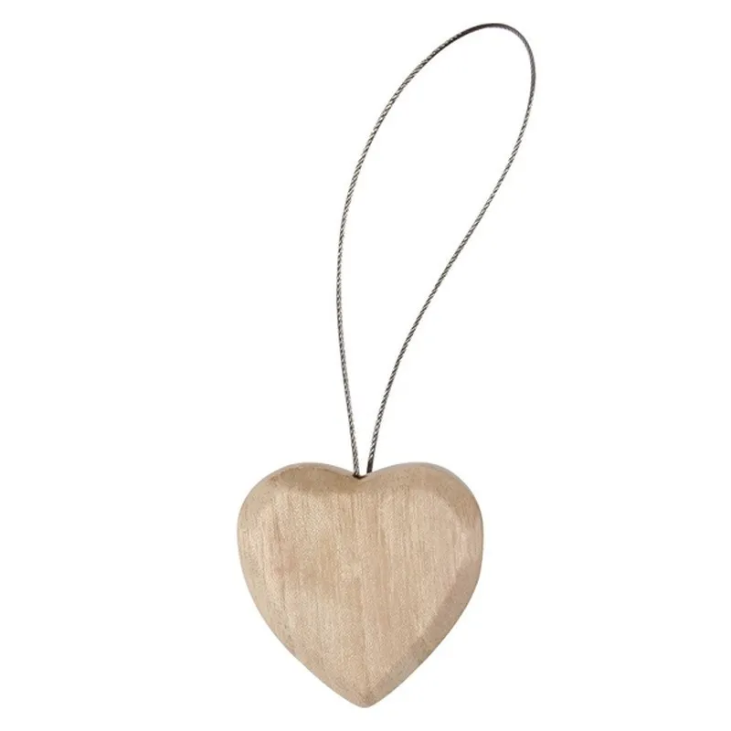 Magnet en bois coeur