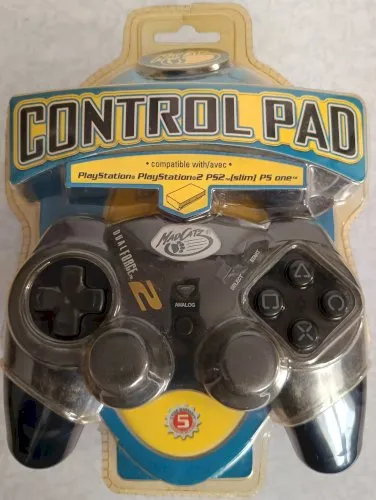 MANETTE Neuve MAD CATZ PS1 PSONE SONY PLAYSTATION ? Dual Force 2 Complet