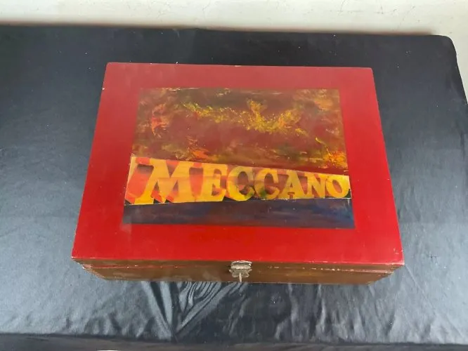 Meccano ancienne boîte en bois série n 1,2,3,4 et 5