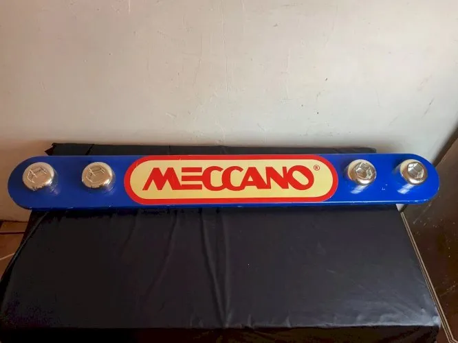 MECCANO ancienne publicitaire pour vitrine magasin