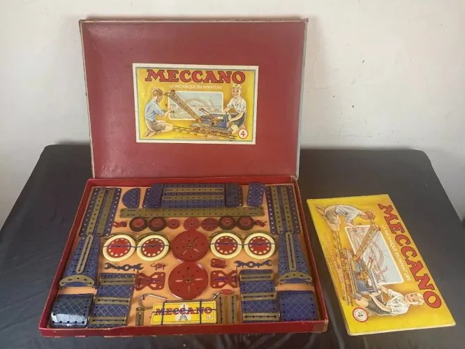 Meccano boîtes rouge N4 avec notice