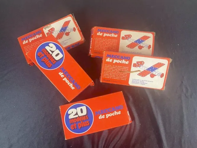 Meccano en boîtes lot meccano de poche année 1980