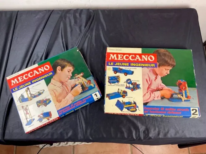 Meccano lot 2 boites SÉRIE N 201 et 202