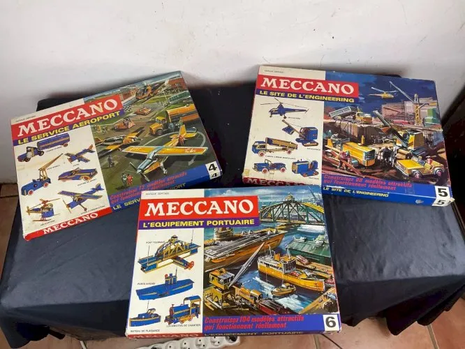 Meccano lot de 3 boîtes série à thème boîte 4-5 et 6