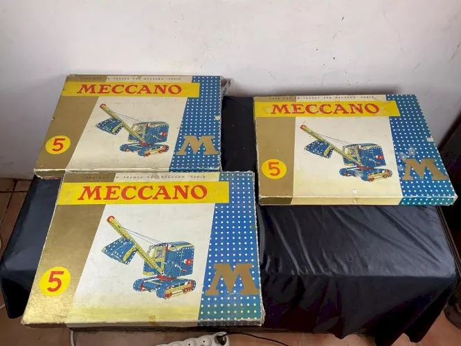 Meccano lot de 3 boîtes série M 5