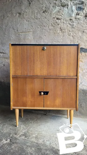 Meuble de rangement secrétaire Années 50-60