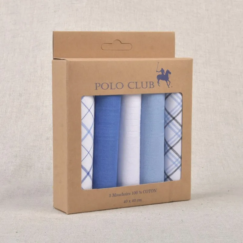 Mouchoirs 100 coton *5p - B11