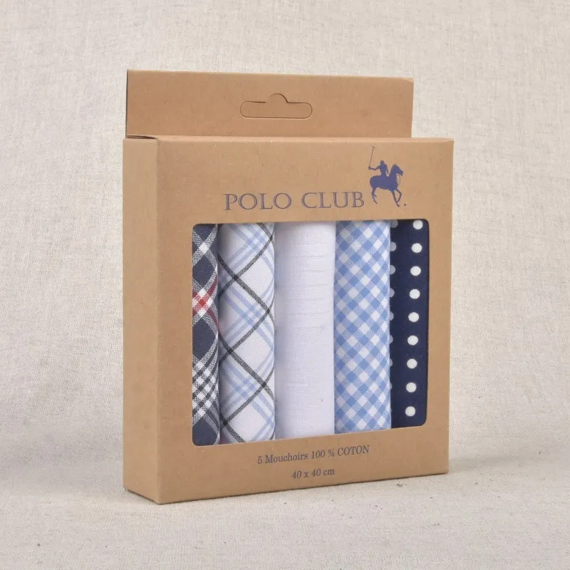 Mouchoirs 100 coton *5p - B12