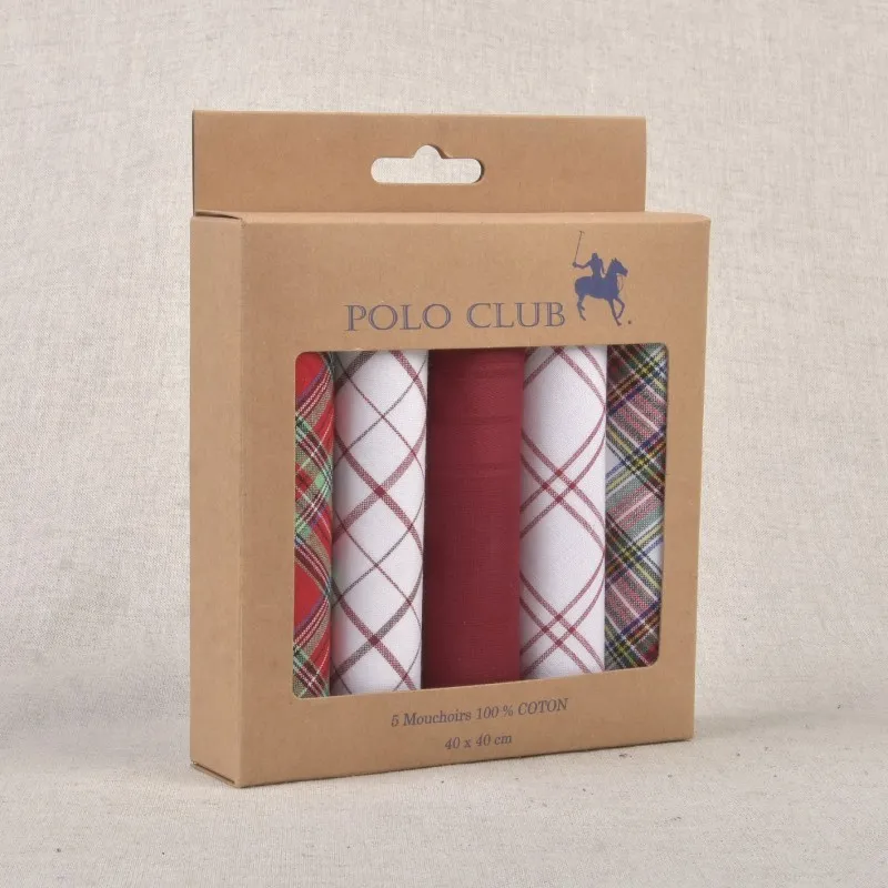 Mouchoirs 100 coton *5p - R5