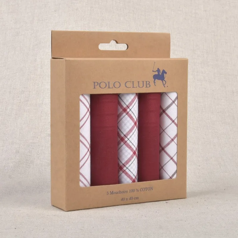 Mouchoirs 100 coton *5p - R7