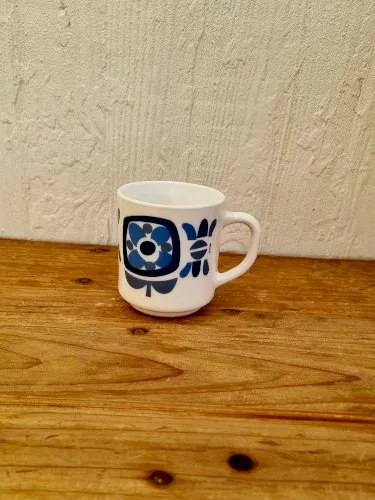 Mug Mobil bleu 70's