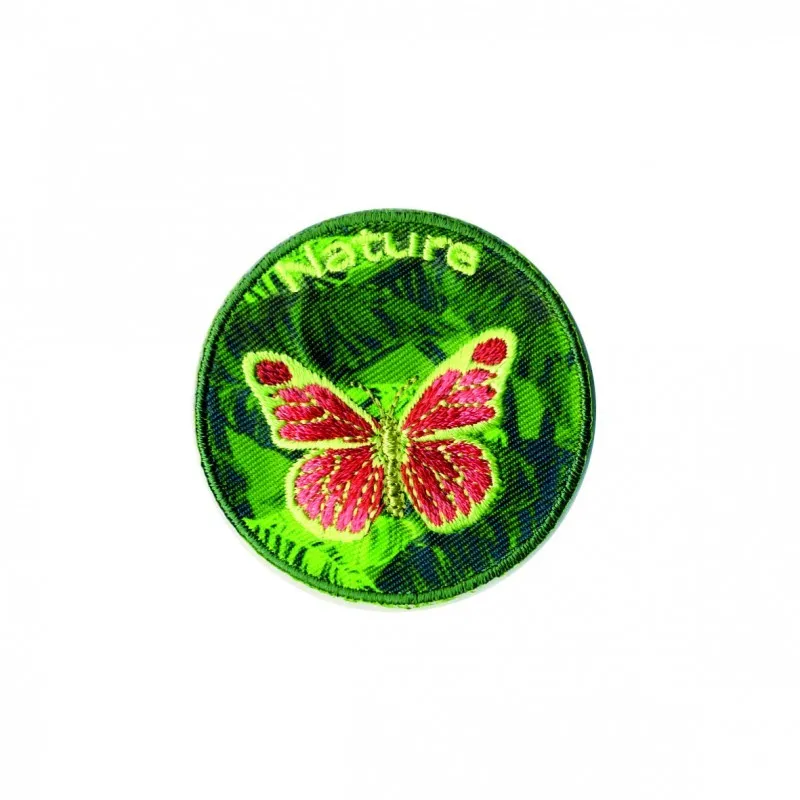 Nature fond vert 5x5 - Papillon