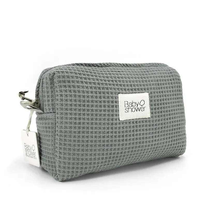 neceser camila waffle grey