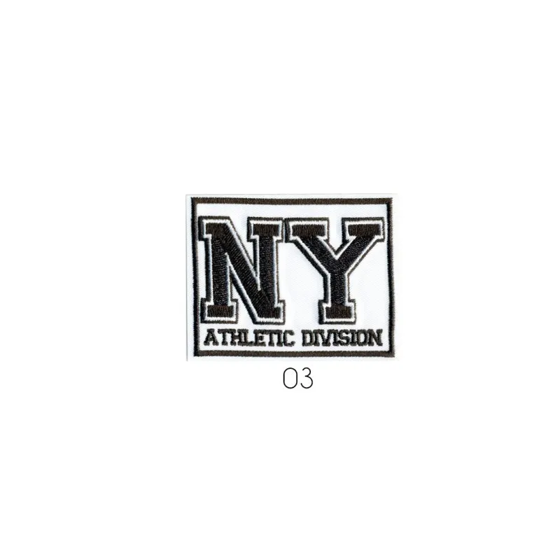 Ny athletic 7,5x5,5 - Blanc/noir