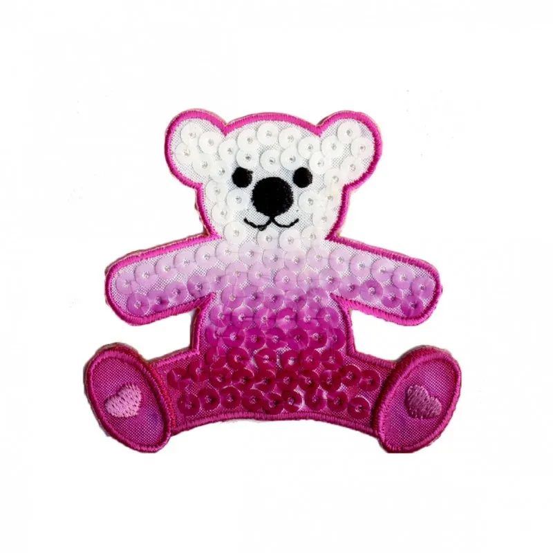 Ourson degrade de col - Fuchsia