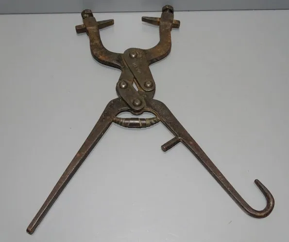 -OUTIL ANCIEN PINCE COUPE TUILE OUTIL POUR COUVREUR COLLECTION OUTILS ANCIENS D