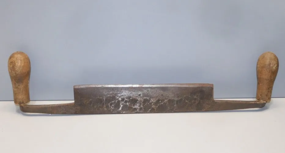 -OUTIL ANCIEN PLANE ACIER sans marque POIGNEES BOIS COLLECTION OUTIL ANCIEN  D