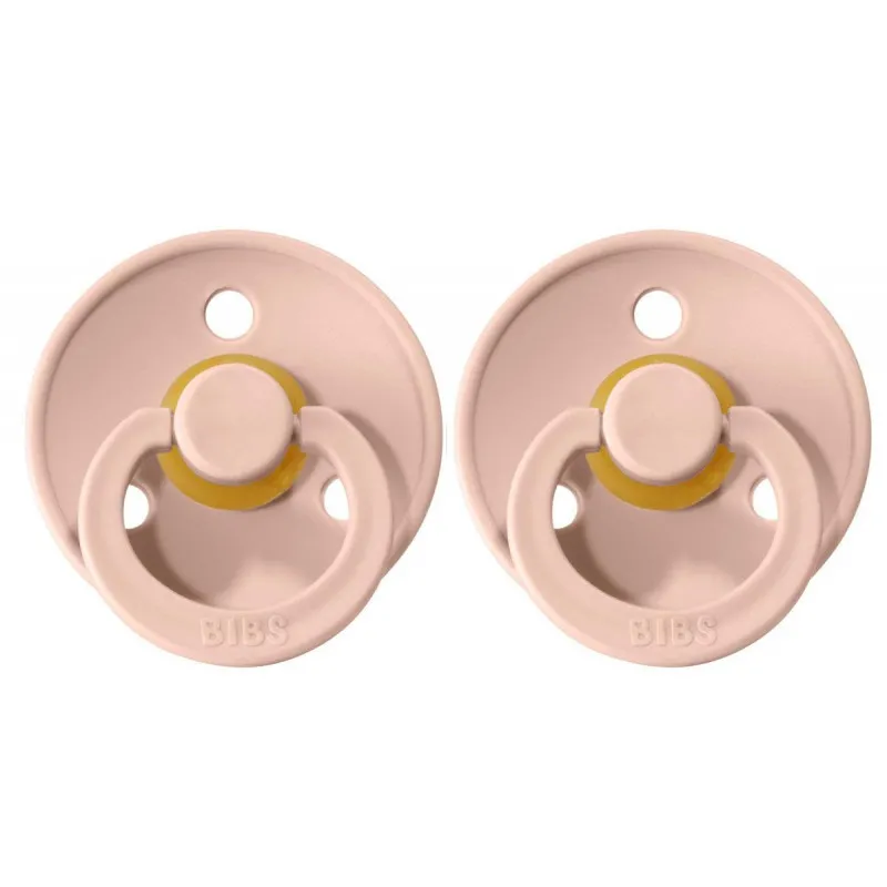 pack 2 chupetes bibs blush