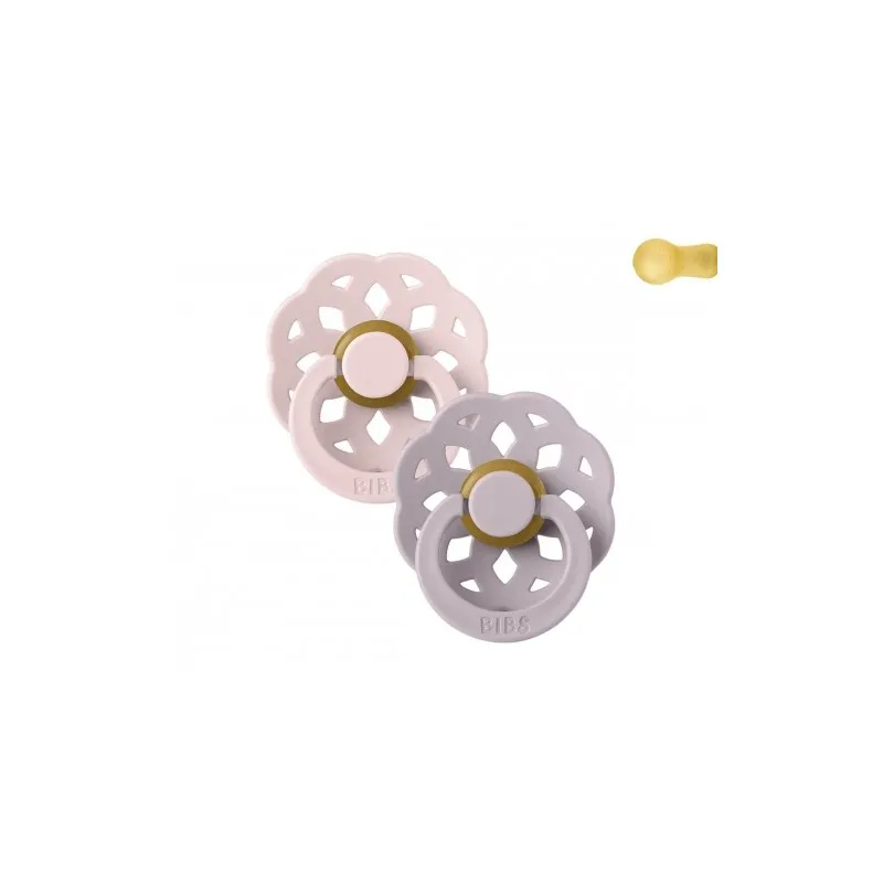 pack 2 chupetes bibs boheme blossom/lilac