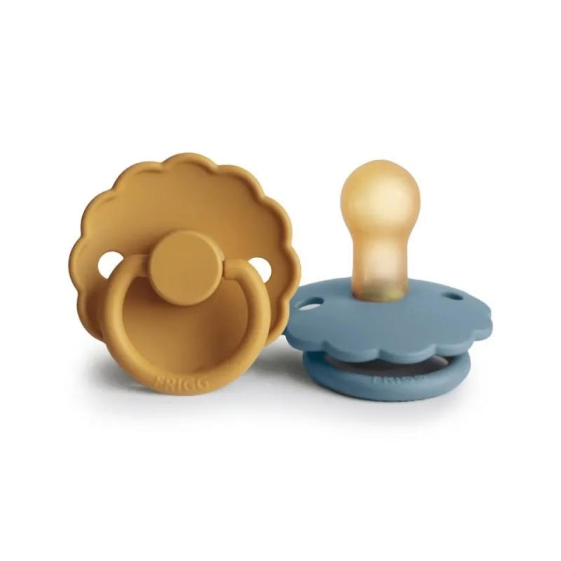 pack 2 chupetes frigg daisy honey/glacier