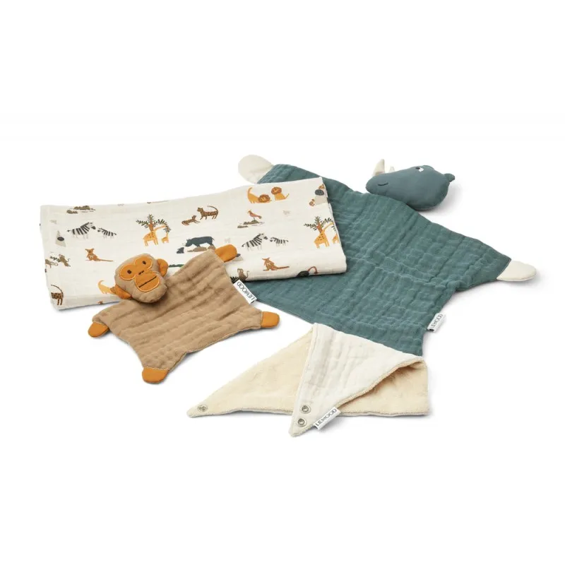 pack regalo bebé liewood nada azul