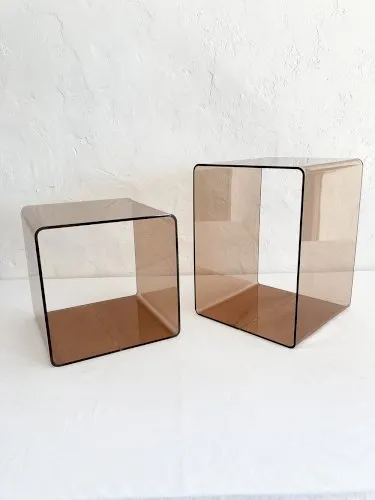 Paire de bouts de canapé Michel Dumas pour Roche & Bobois, années 1970