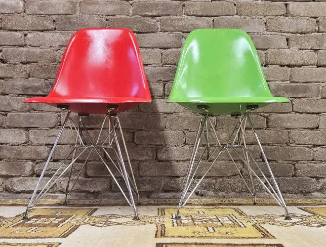 Paire de chaises Eames Hermann Miller 1960